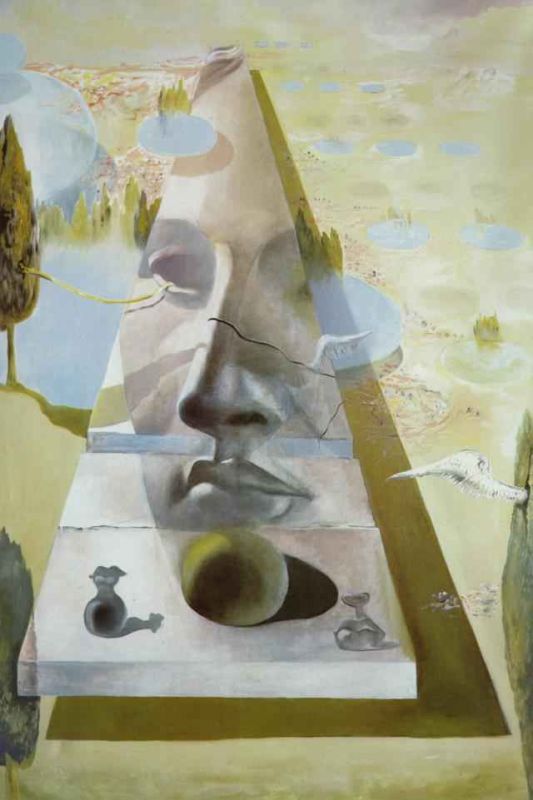 apparition of the visage of aphrodite of cnide in a landscape 1981.jpg